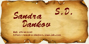 Sandra Dankov vizit kartica